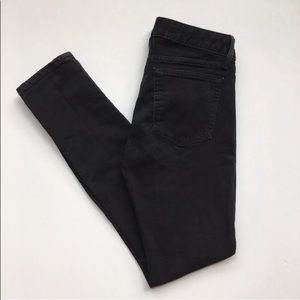 Gap black always skinny jeans 25r